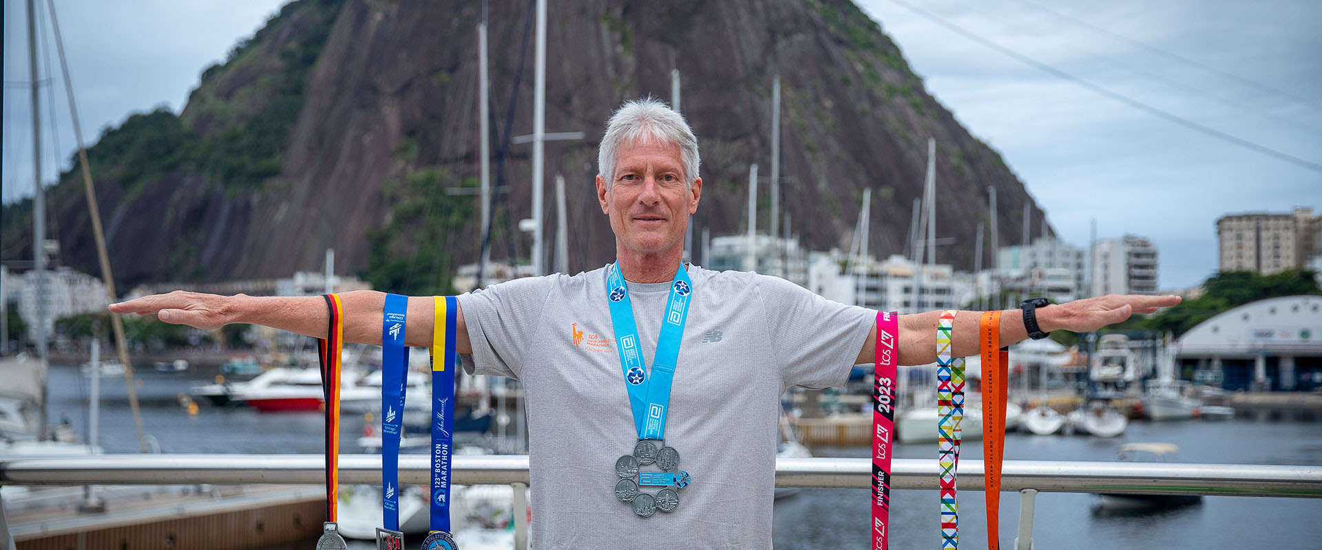 Peter King completa as seis maiores maratonas do mundo
